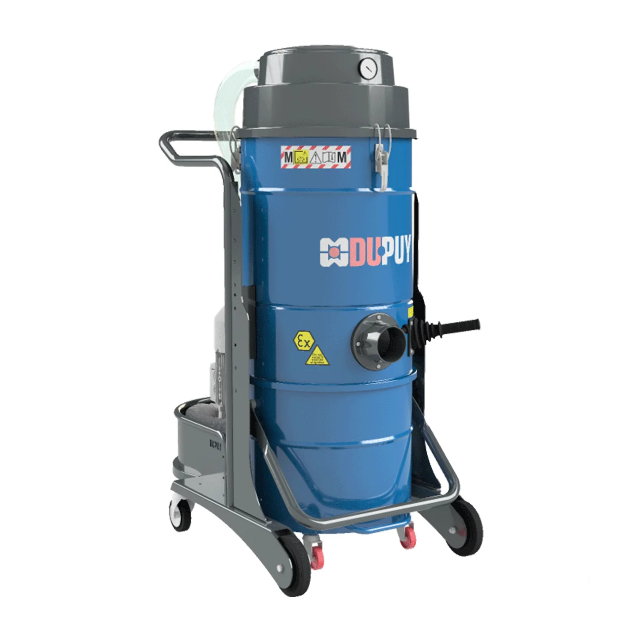 The picture countains an aspirateur professionnel for industrial cleaning