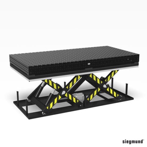 Table élévatrice 3015 avec Table à rainures hexagonales