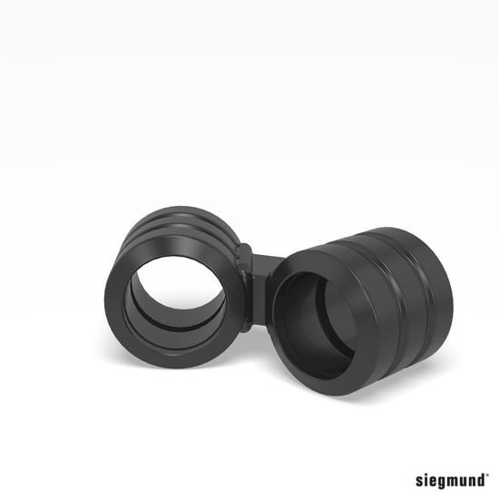 Support d'angle 45° pour tube de bridage