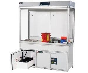 Postes de travail à flux laminaire