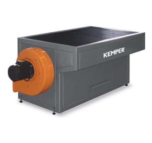 Table de soudage avec ventilateur