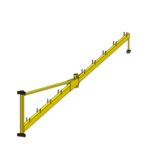 Potence murale articulée pour dévidoir